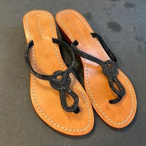 TOMMY BAHAMA WEDGE SHOE SANDALS SIZE 8 Excellent Condition